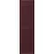 Ekena Millwork 15W x 82H Americraft Two Equal Louver Exterior Real Wood Shutters, Wine Red, PR RW101LV15X82WRH - alternate 5